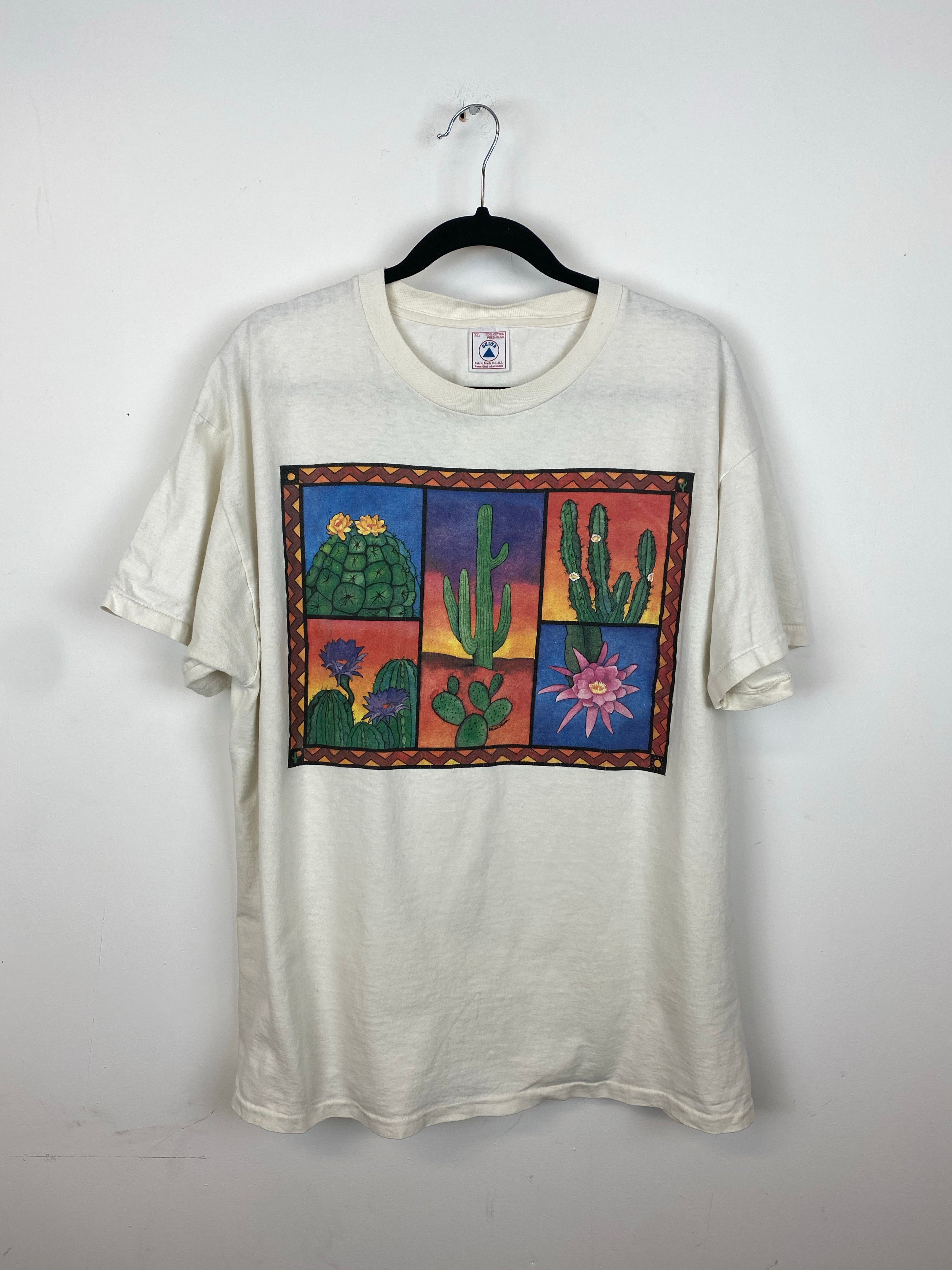90s single stitch Cactus t shirt - S/M