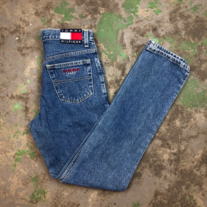 Tommy embroidered denim