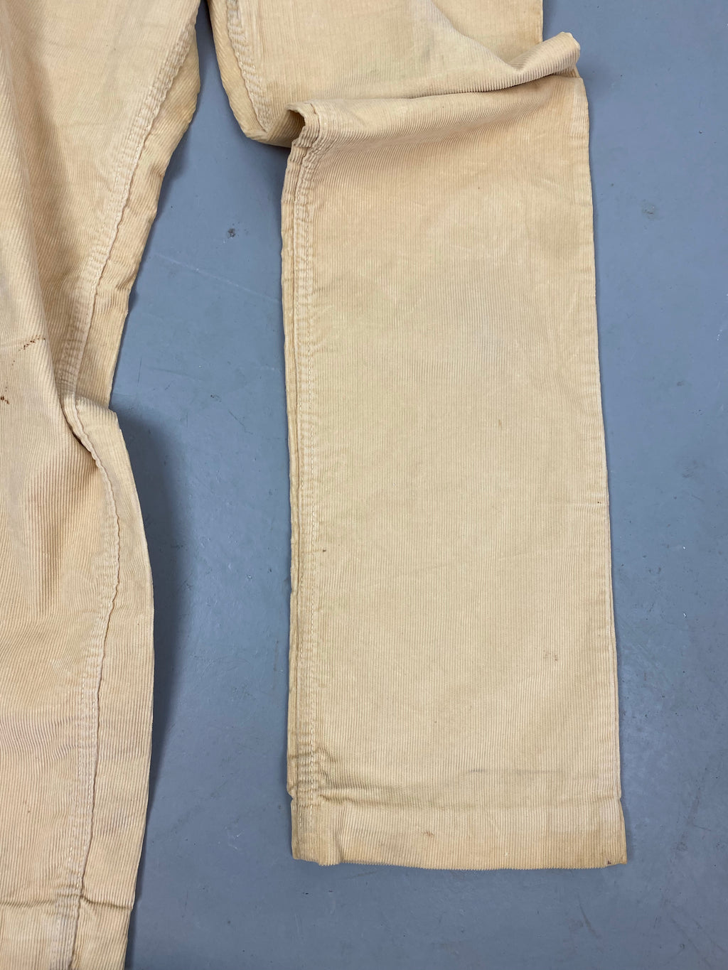 80s creme Wrangler Cord baggy pants