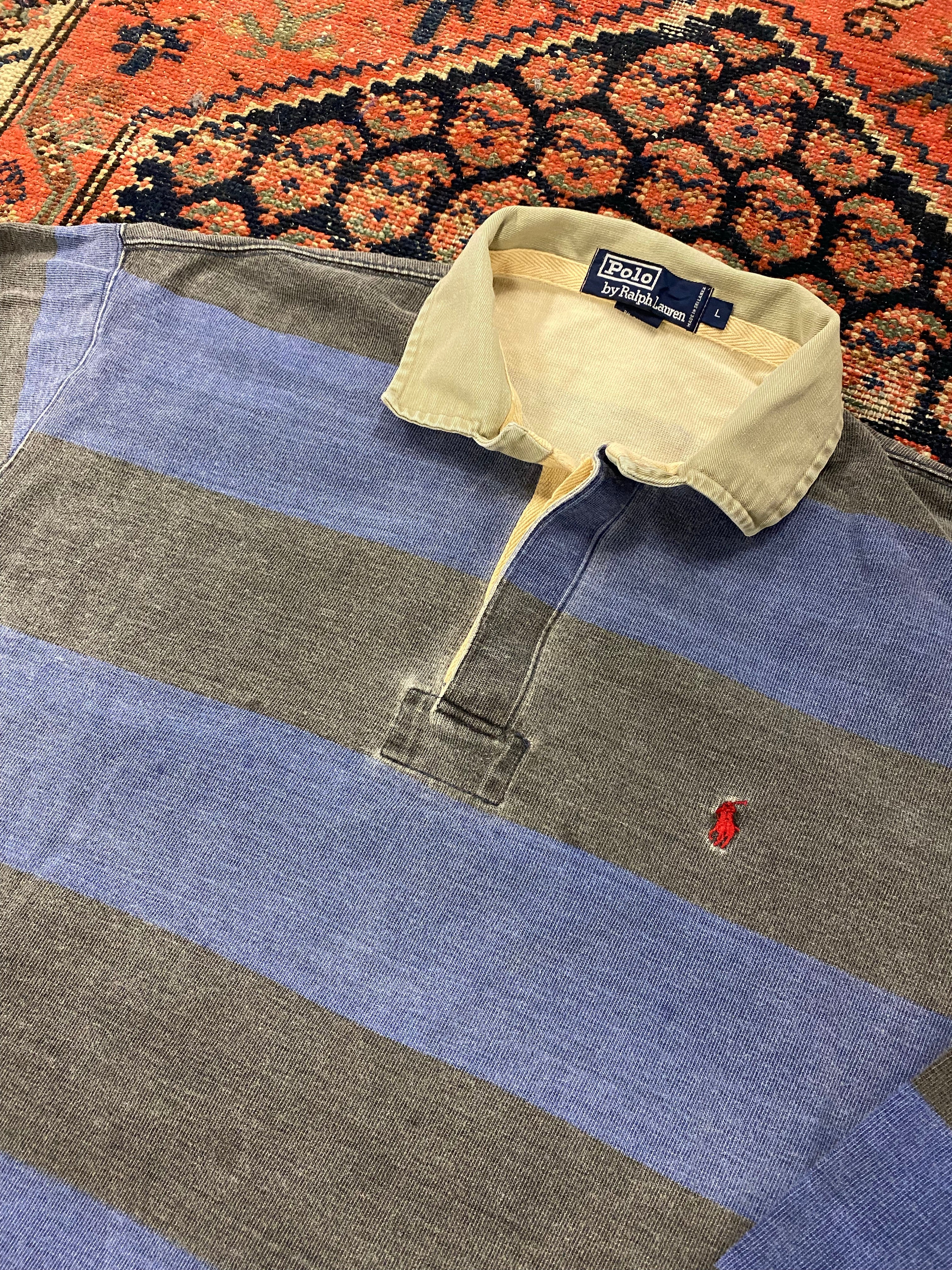 Vintage Polo Rugby Shirt - L