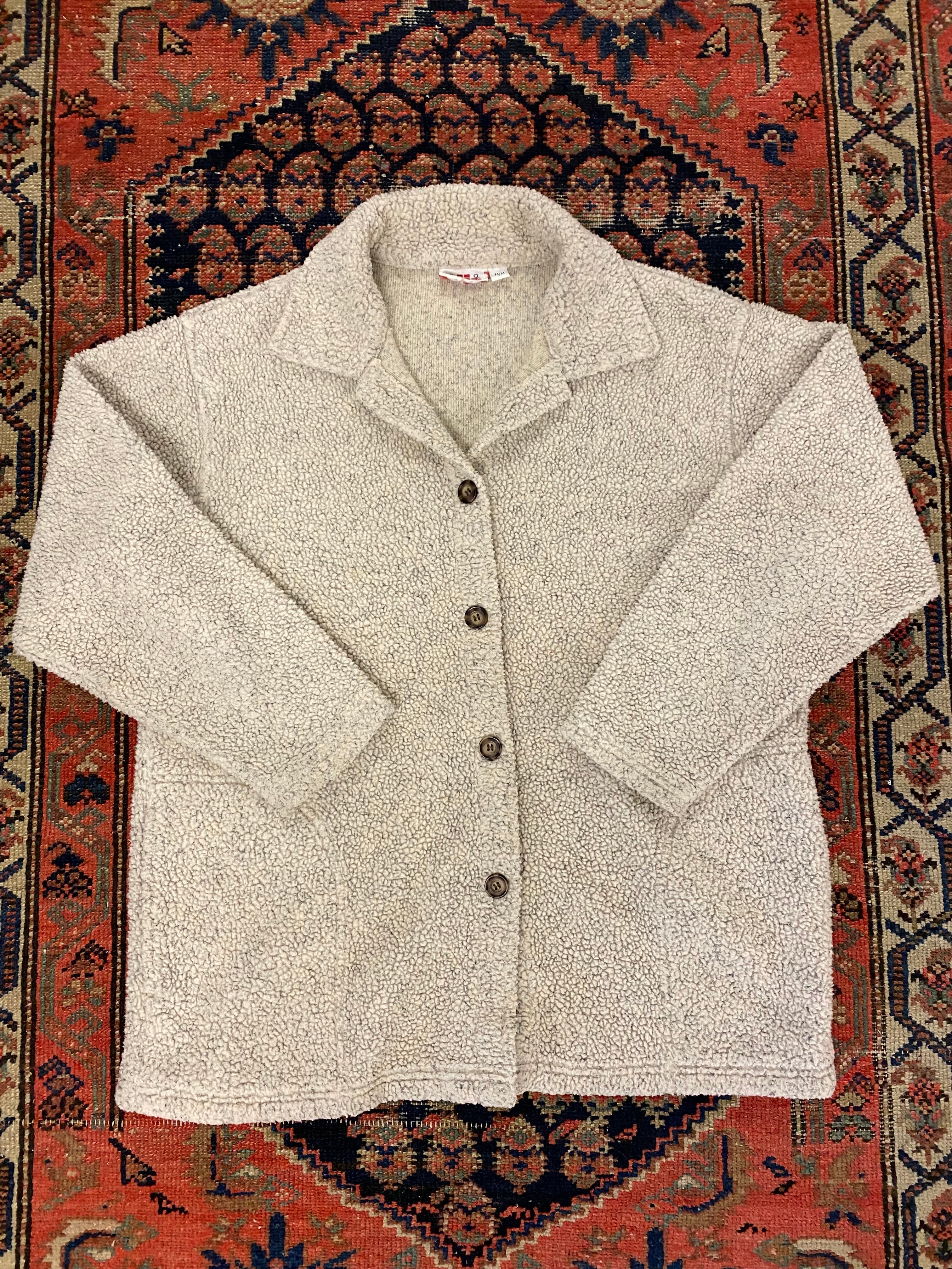 Vintage Fuzzy Button Up- WMNS - M