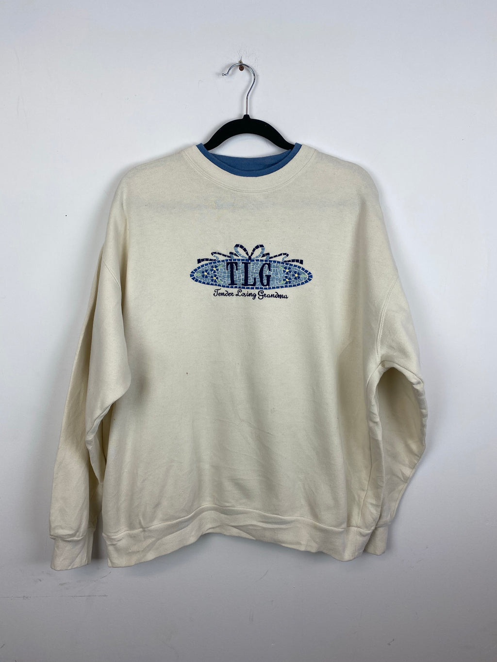 90s embroidered Tender loving grandma crewneck
