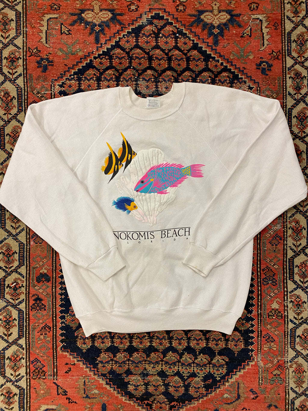 90s Fish Crewneck - L