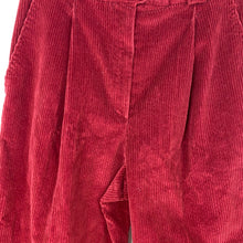 Load image into Gallery viewer, Vintage red cord pants
