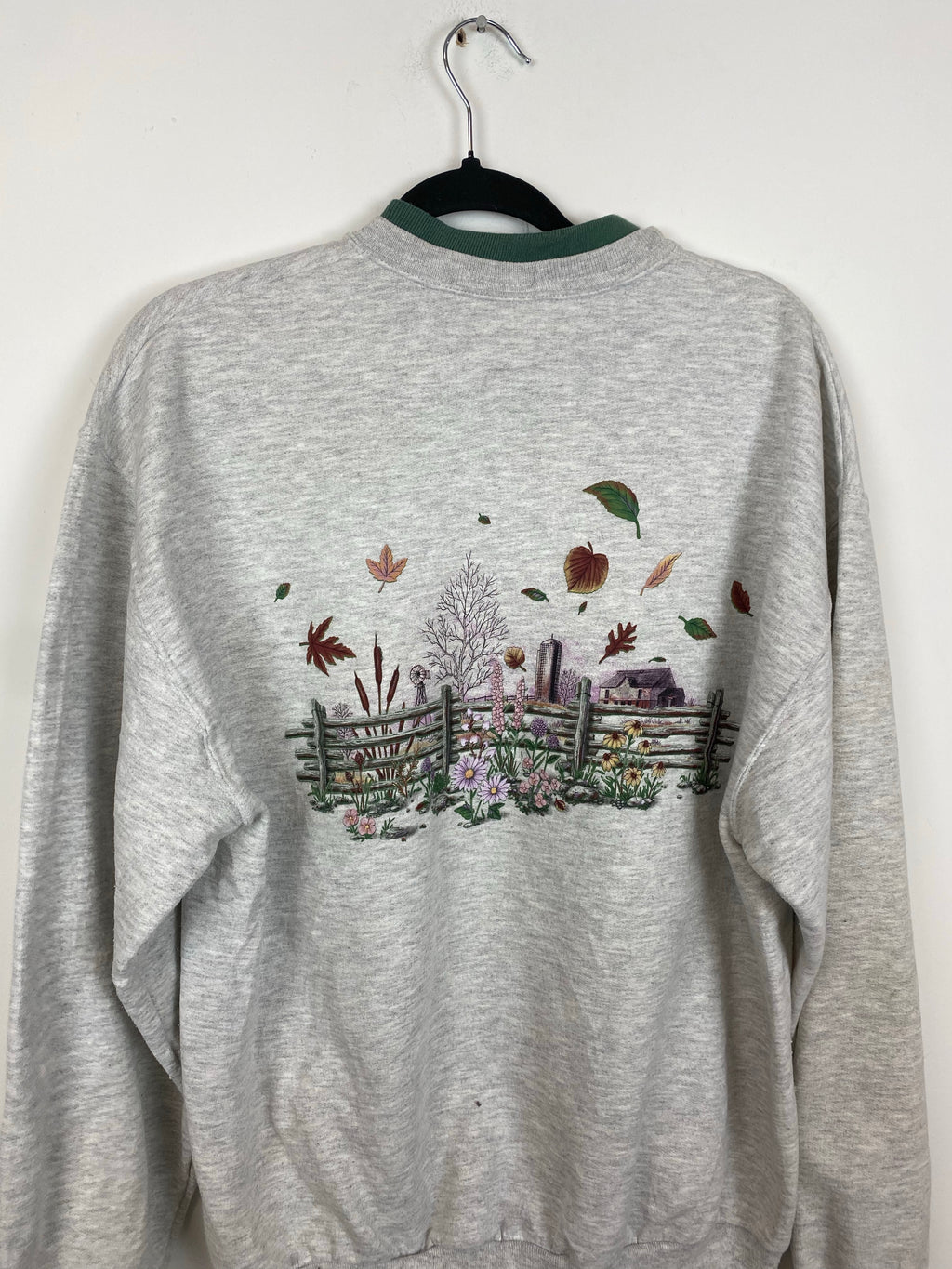 Vintage front and back daisy crewneck - M
