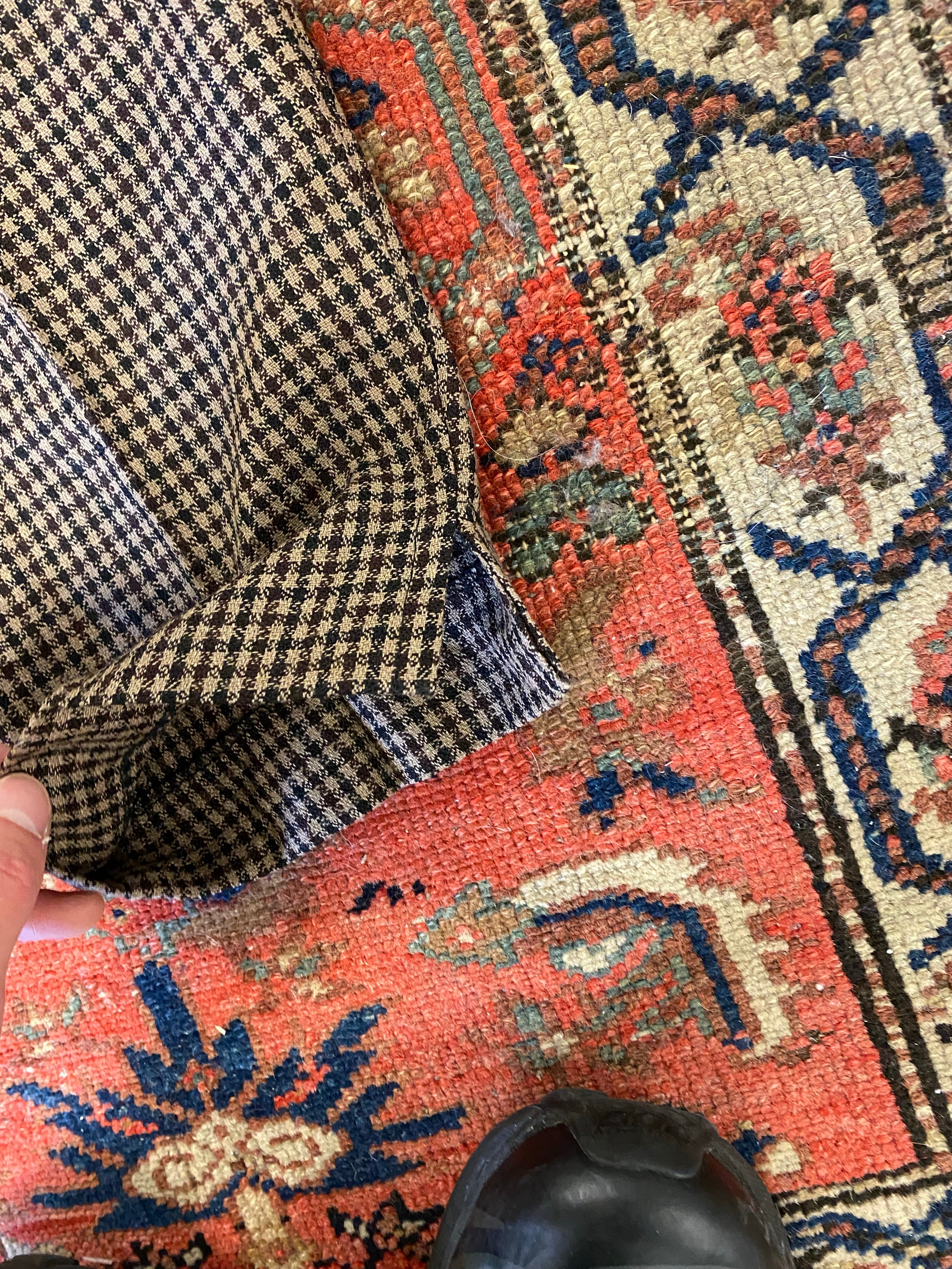 Vintage High Waisted Plaid Trousers - 28inches