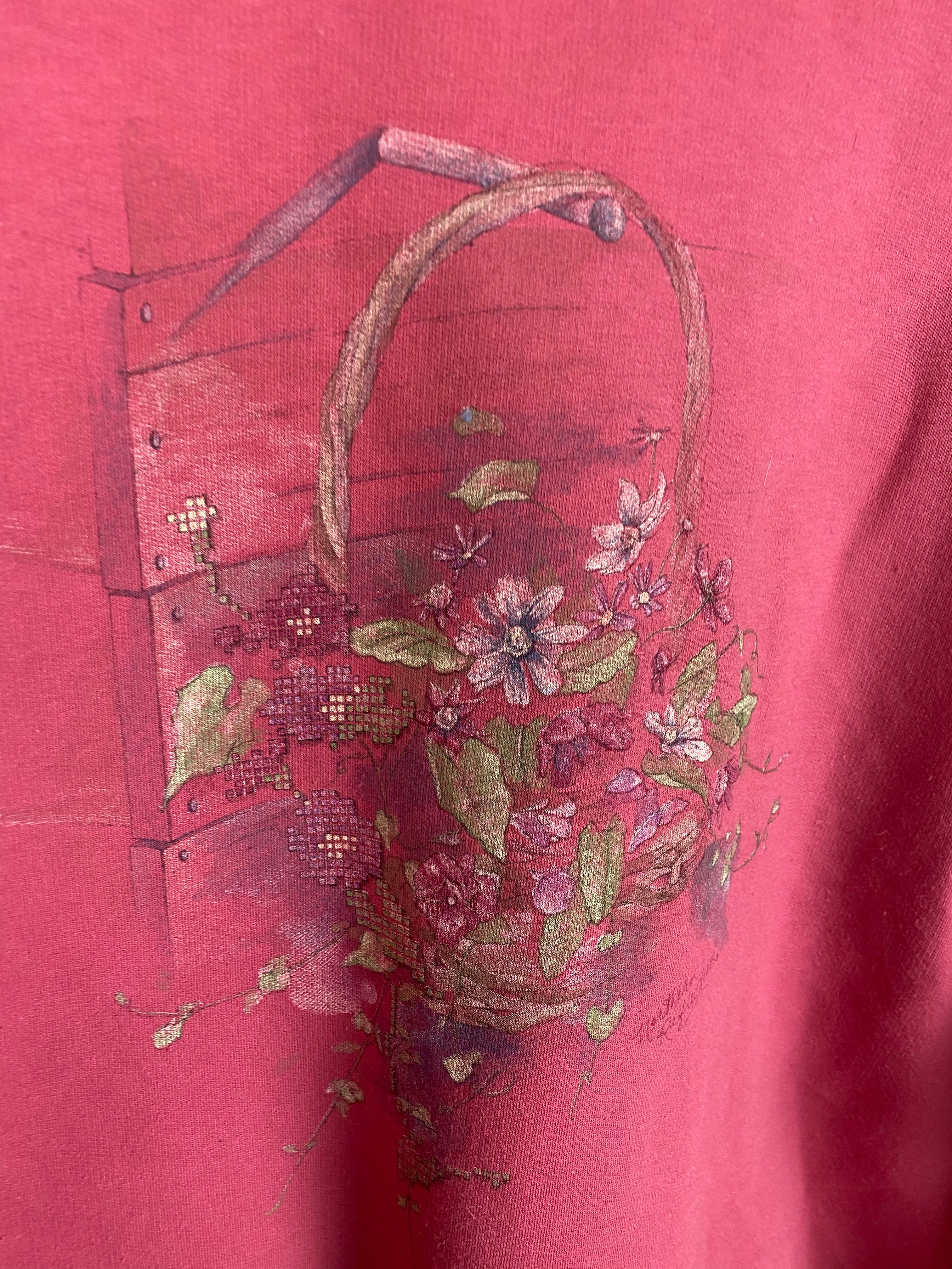 Vintage floral crewneck