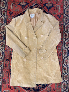 Vintage Long Suede Jacket - L