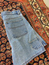 Load image into Gallery viewer, Vintage High Waisted Carpenter Denim Shorts - 30IN/W