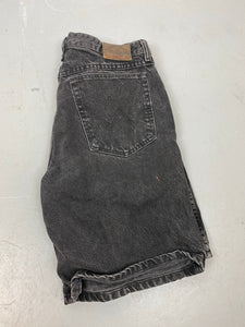 Vintage Faded High Waisted Wrangler Denim Shorts - 31in