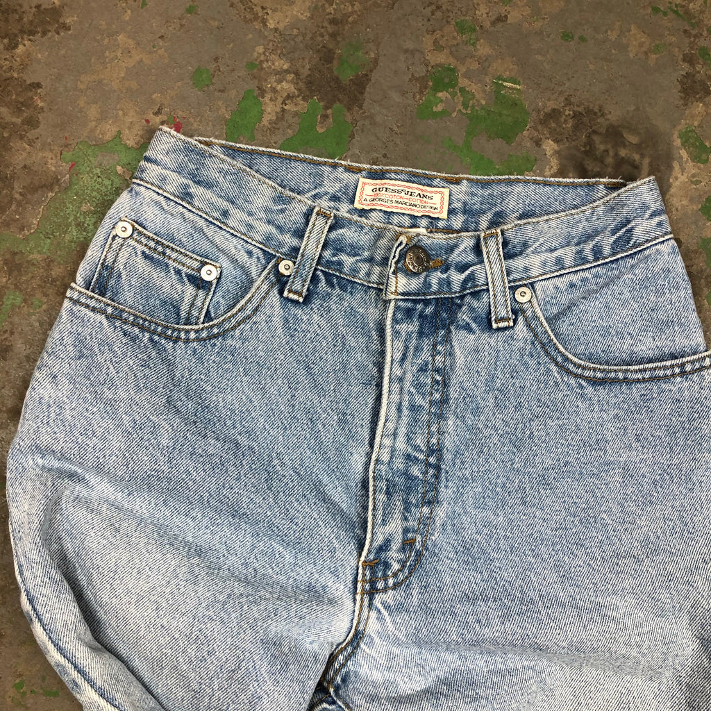 High waisted skinny guess denim pants