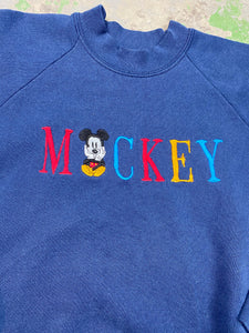 90s embroidered Mickey crewneck