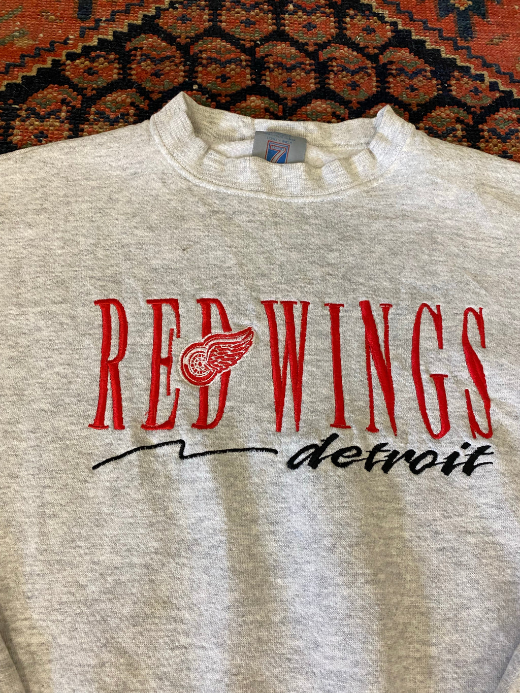 Vintage Detroit Red Wings Hockey Crewneck - S