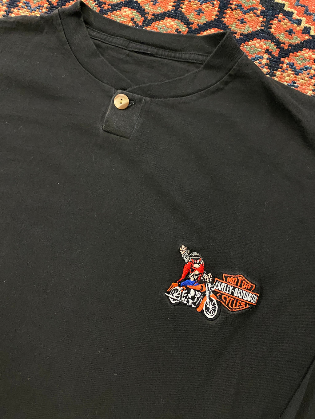 Vintage Embroidered Harley Davidson LongSleeve - L