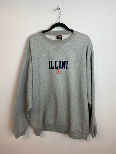 Vintage Illini Nike Crewneck - L