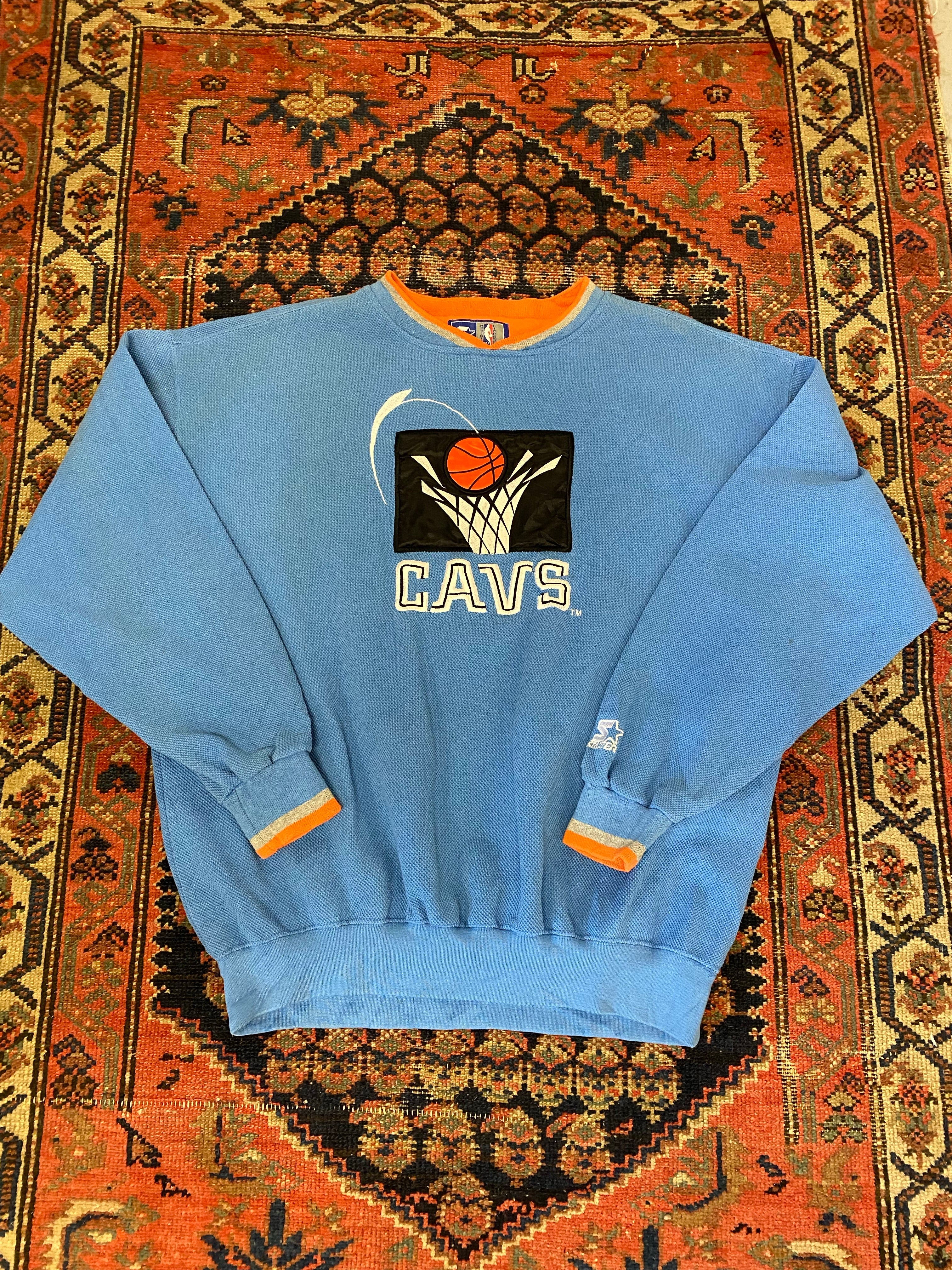 Vintage Cleveland Cavs Starter Crewneck - L