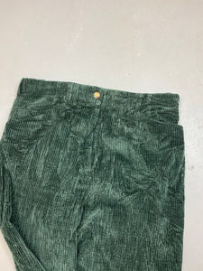 Vintage dark green corduroy pants
