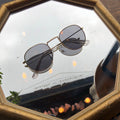 Circle Shades With Gold Frames