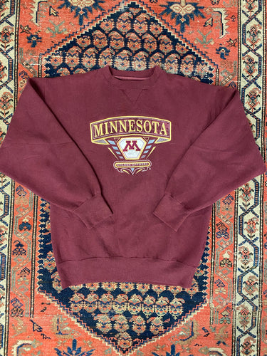 Vintage Embroidered Michigan Crewneck - L
