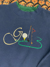 Load image into Gallery viewer, Vintage Embroidered Mock-neck Golf Crewneck - S/M