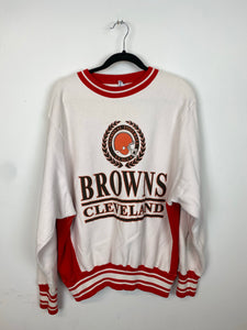 90s Cleveland browns crewneck - L