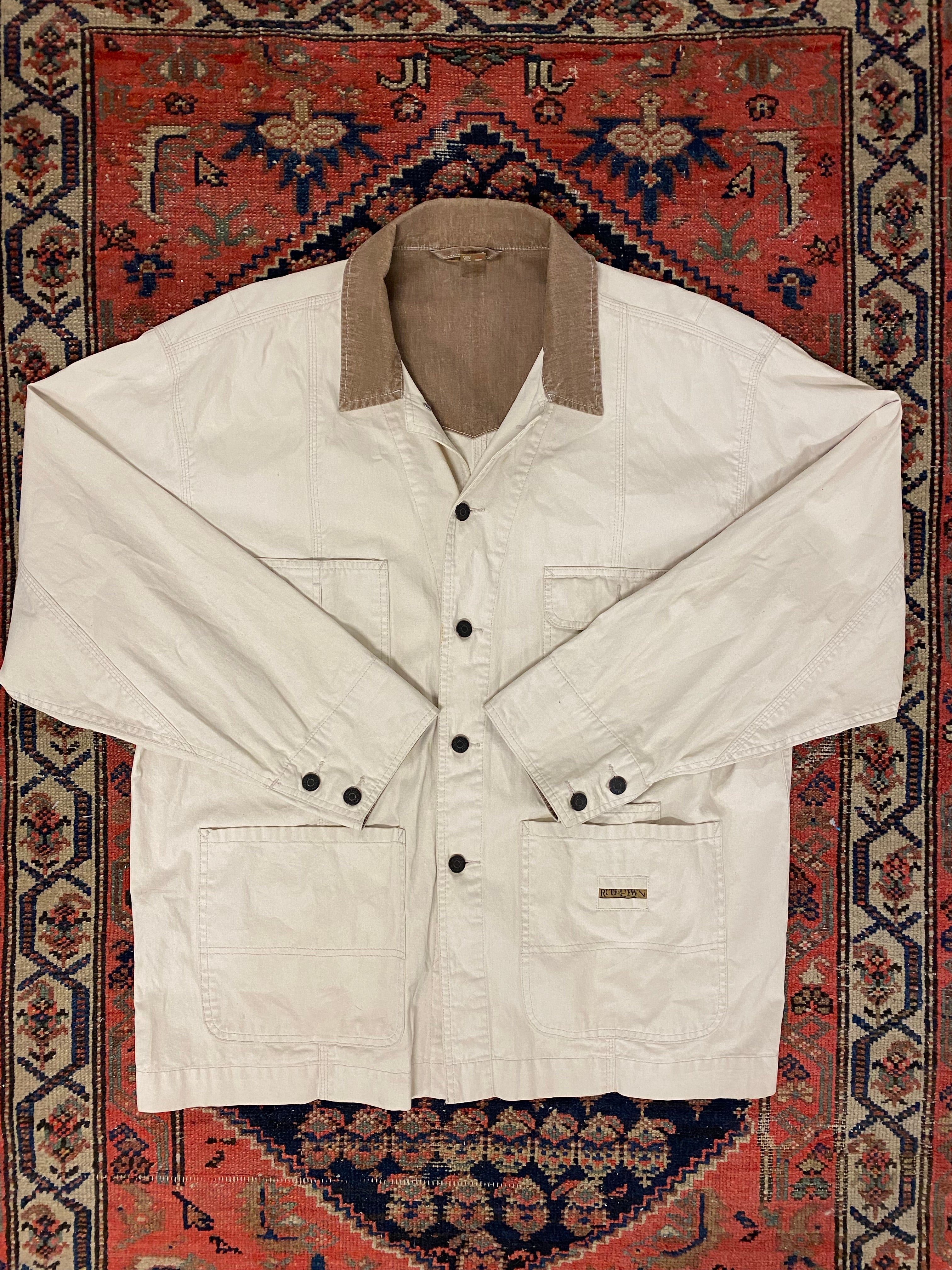 Vintage Tanned Collared Jacket - L