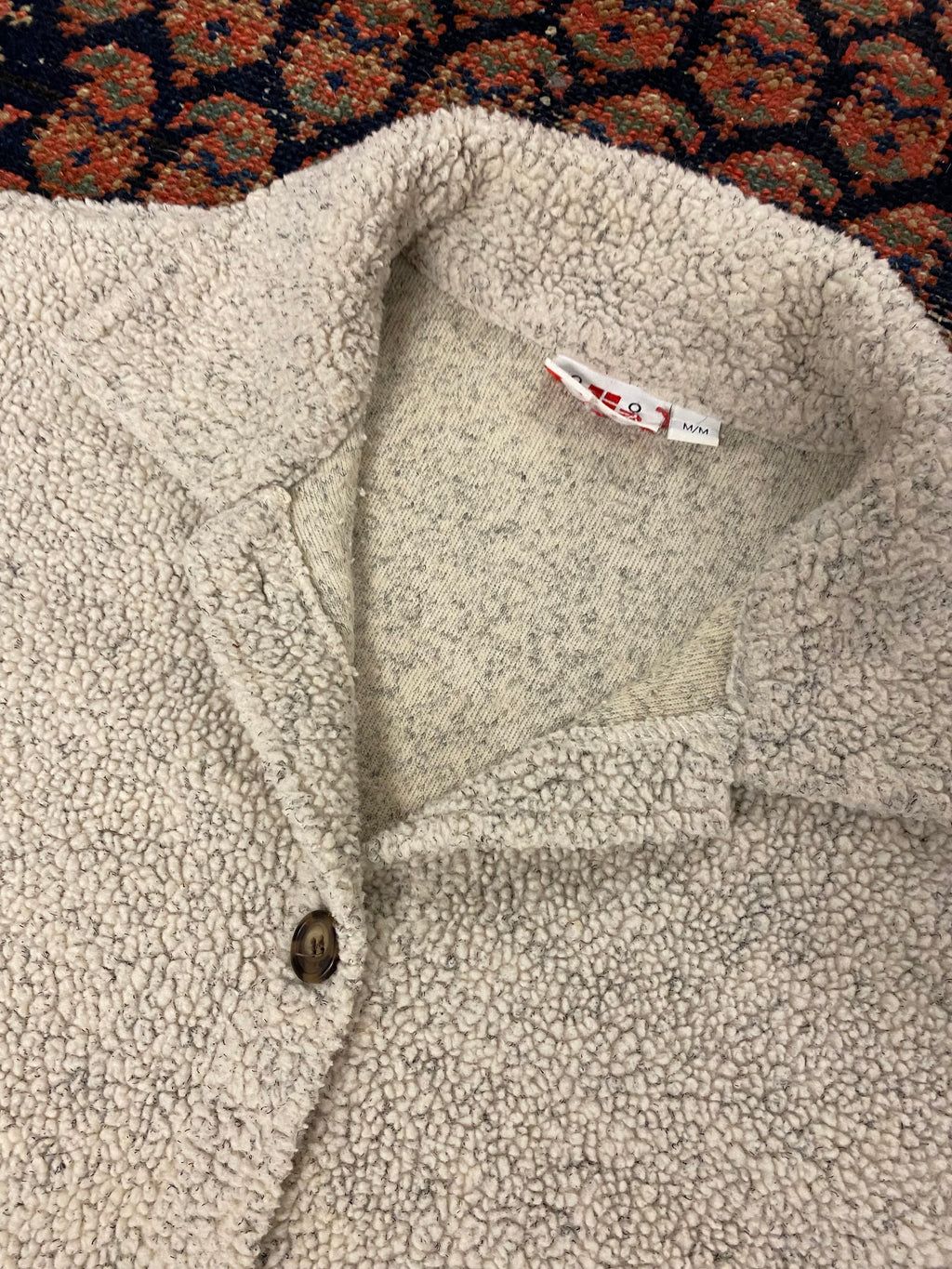 Vintage Fuzzy Button Up- WMNS - M