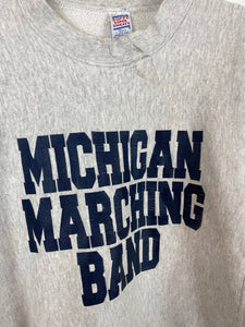 Heavy weight Michigan marching band crewneck - S