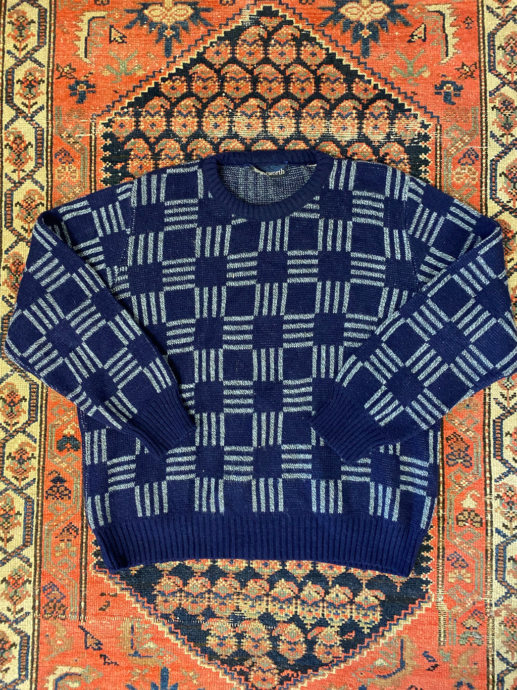 Vintage Knit Sweater - M