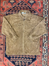 Load image into Gallery viewer, Vintage Brown Corduroy FullZip Shirt - M
