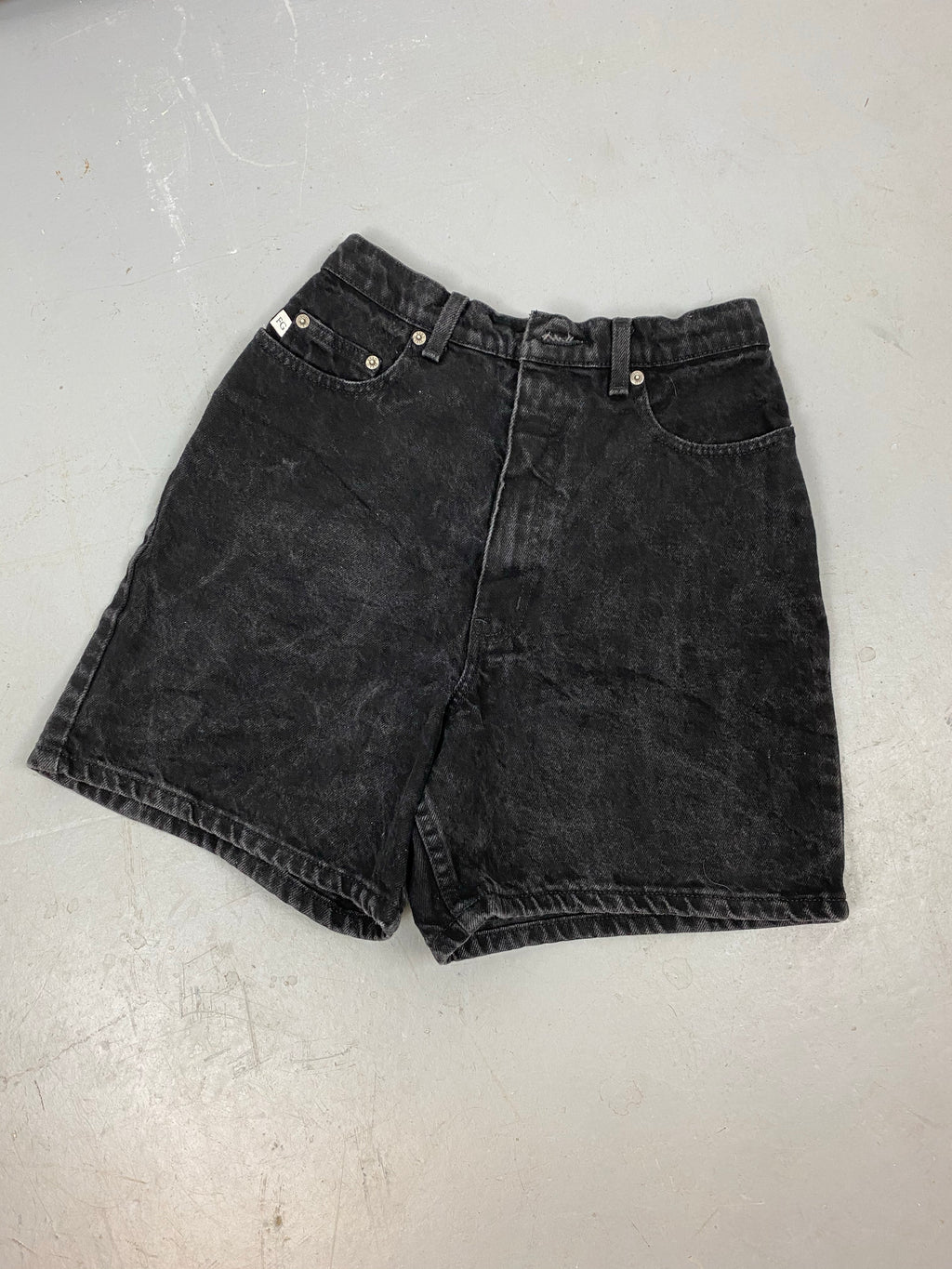 90s high waisted field gear high waisted denim shorts - 26in
