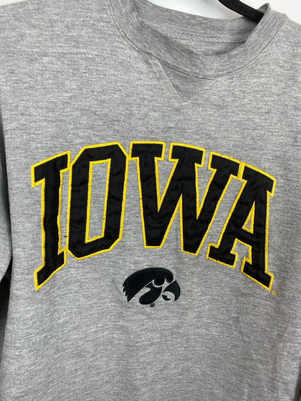 Embroidered Iowa crewneck