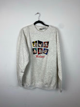 Load image into Gallery viewer, 90s embroidered Mickey crewneck