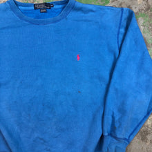 Load image into Gallery viewer, Blue Ralph Lauren Polo Crewneck