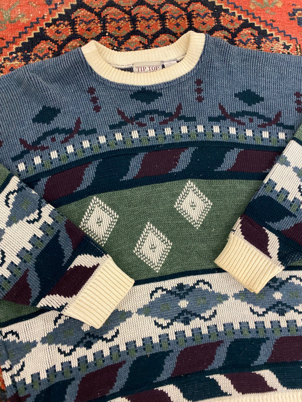 90s Knit Sweater - L