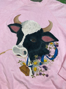 Vintage cow crewneck