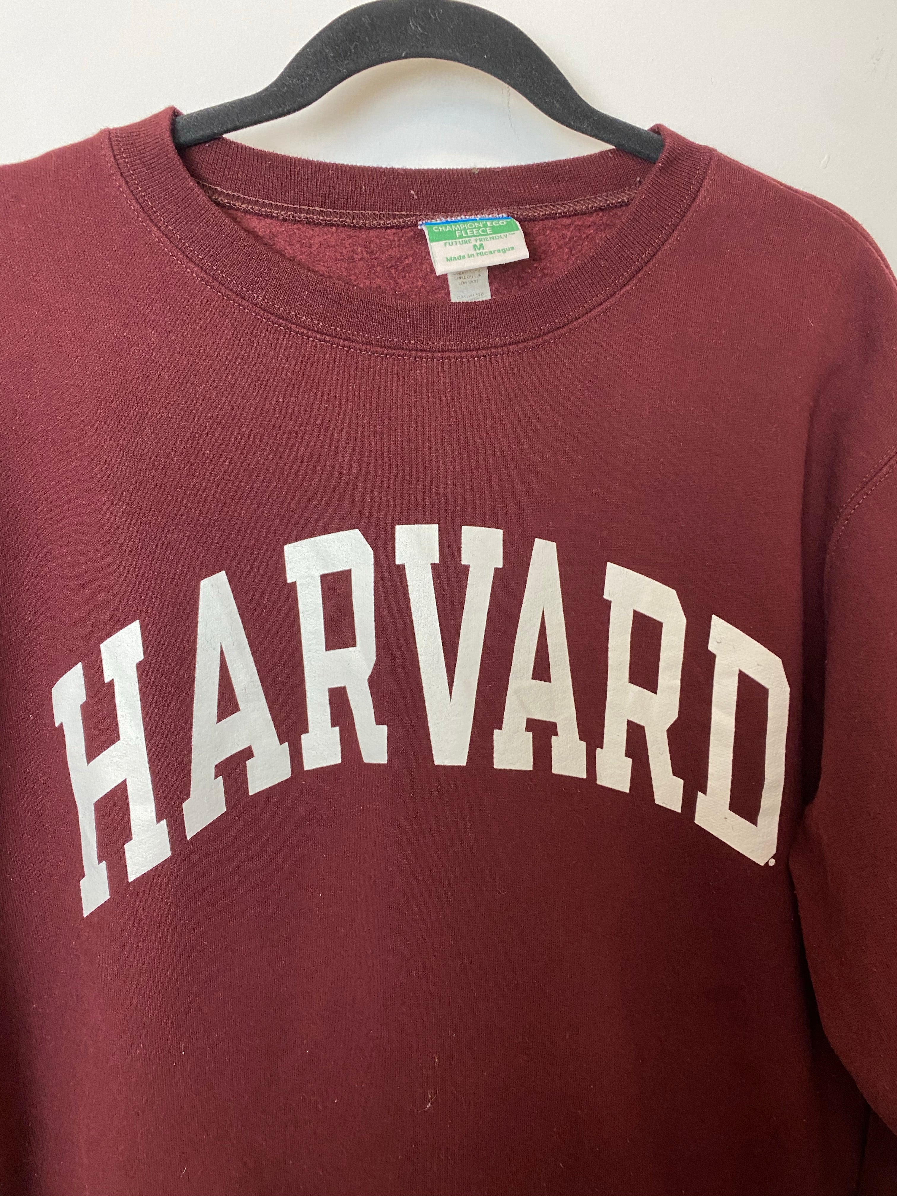 Vintage Authentic Harvard Champion Crewneck - M