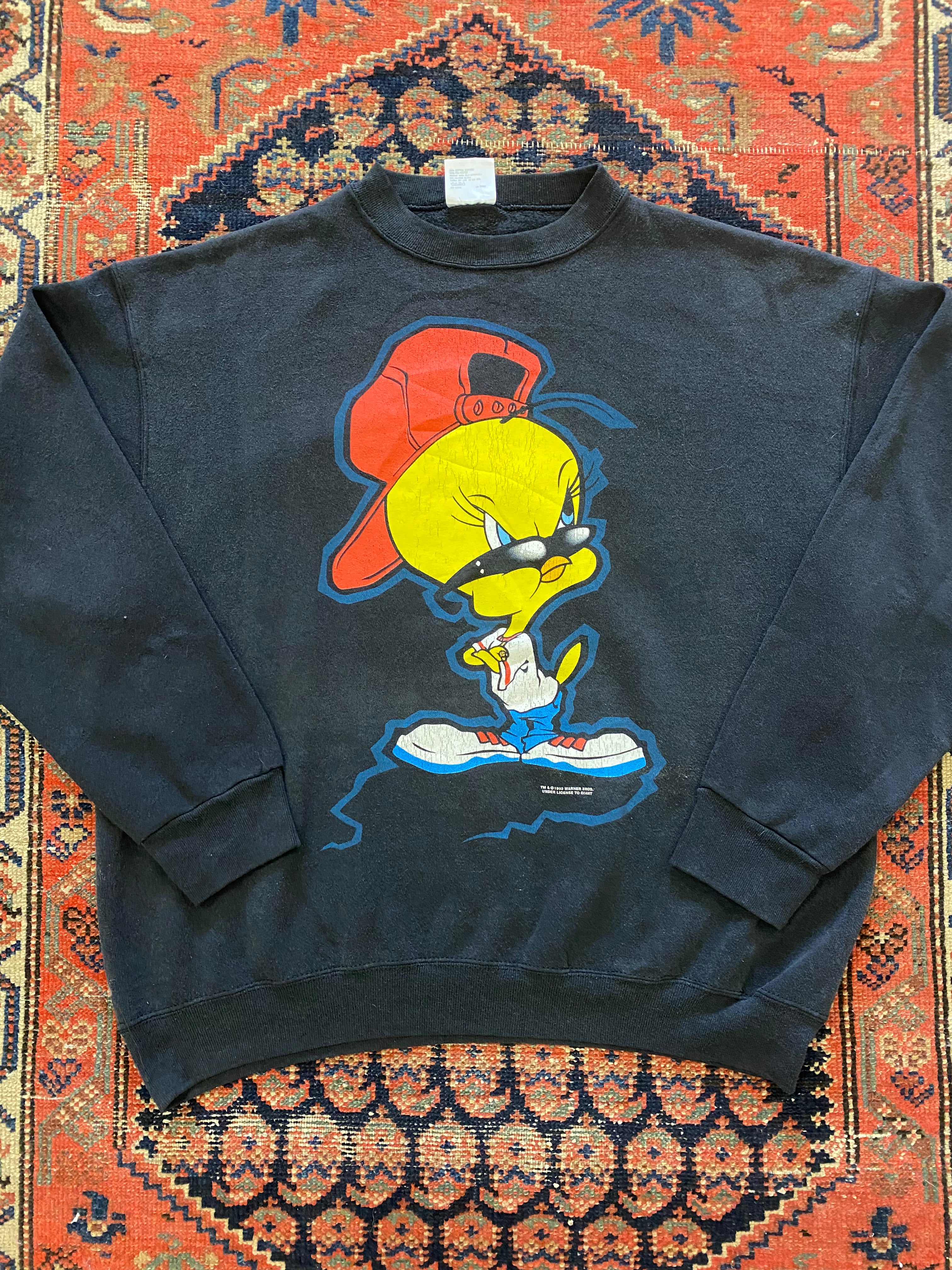 Vintage front and back tweety Crewneck - M