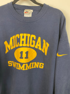 90s Michigan Swimming Nike crewneck - S/M