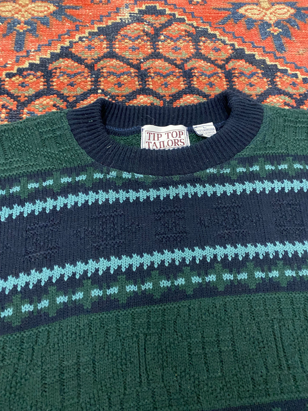 Vintage Knit Sweater - L