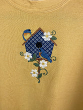 Load image into Gallery viewer, Embroidered Bird house crewneck
