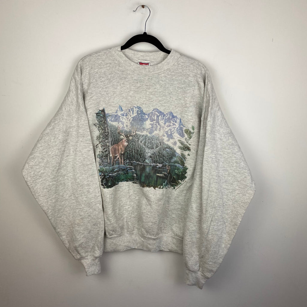 Sport grey wild crewneck