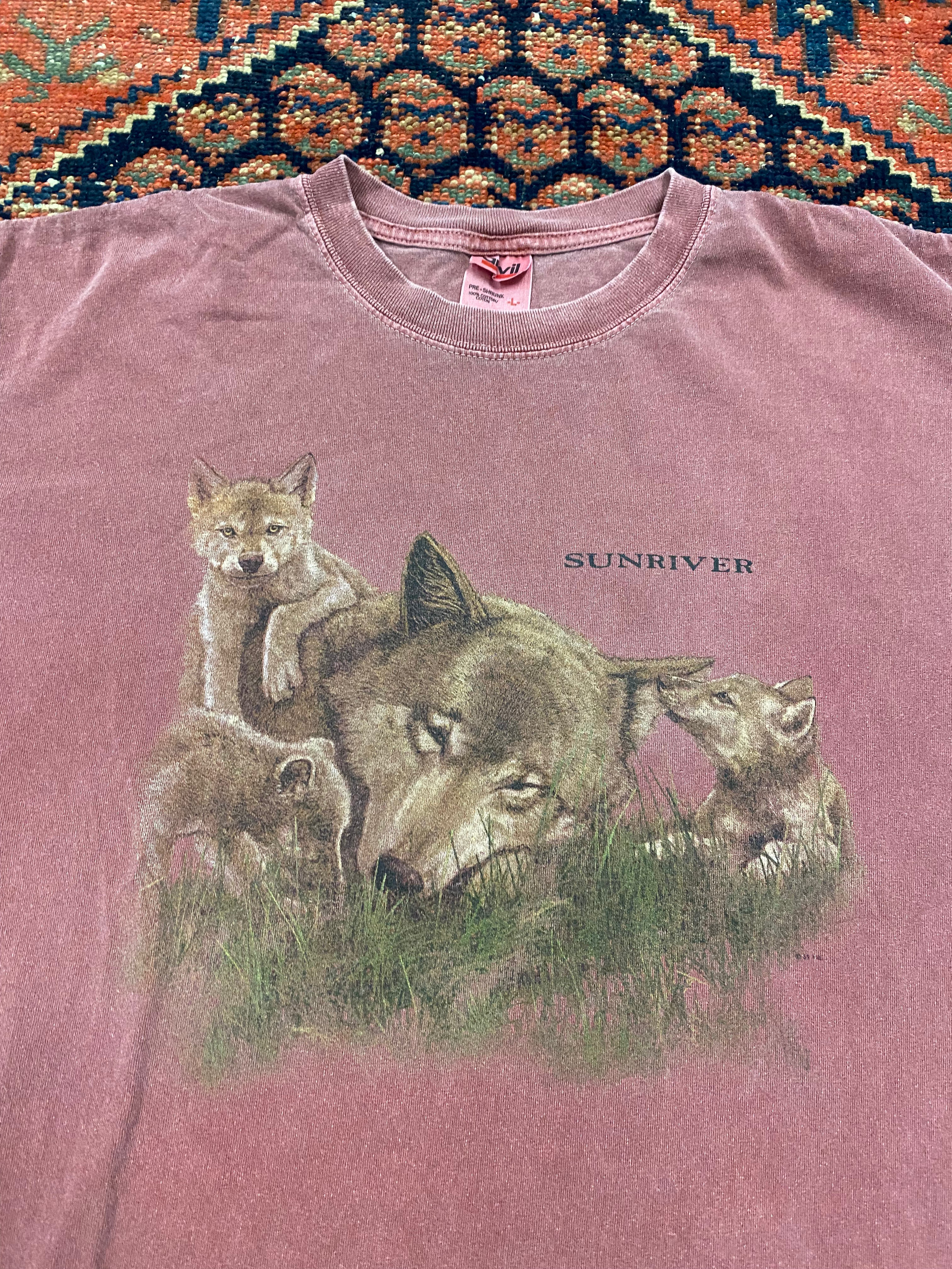 Vintage Stone Wash T Shirt - L