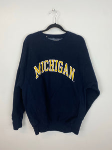 Vintage Embroidered Michigan Crewneck - L/XL