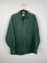 Load image into Gallery viewer, Vintage Forest Green Button up - L
