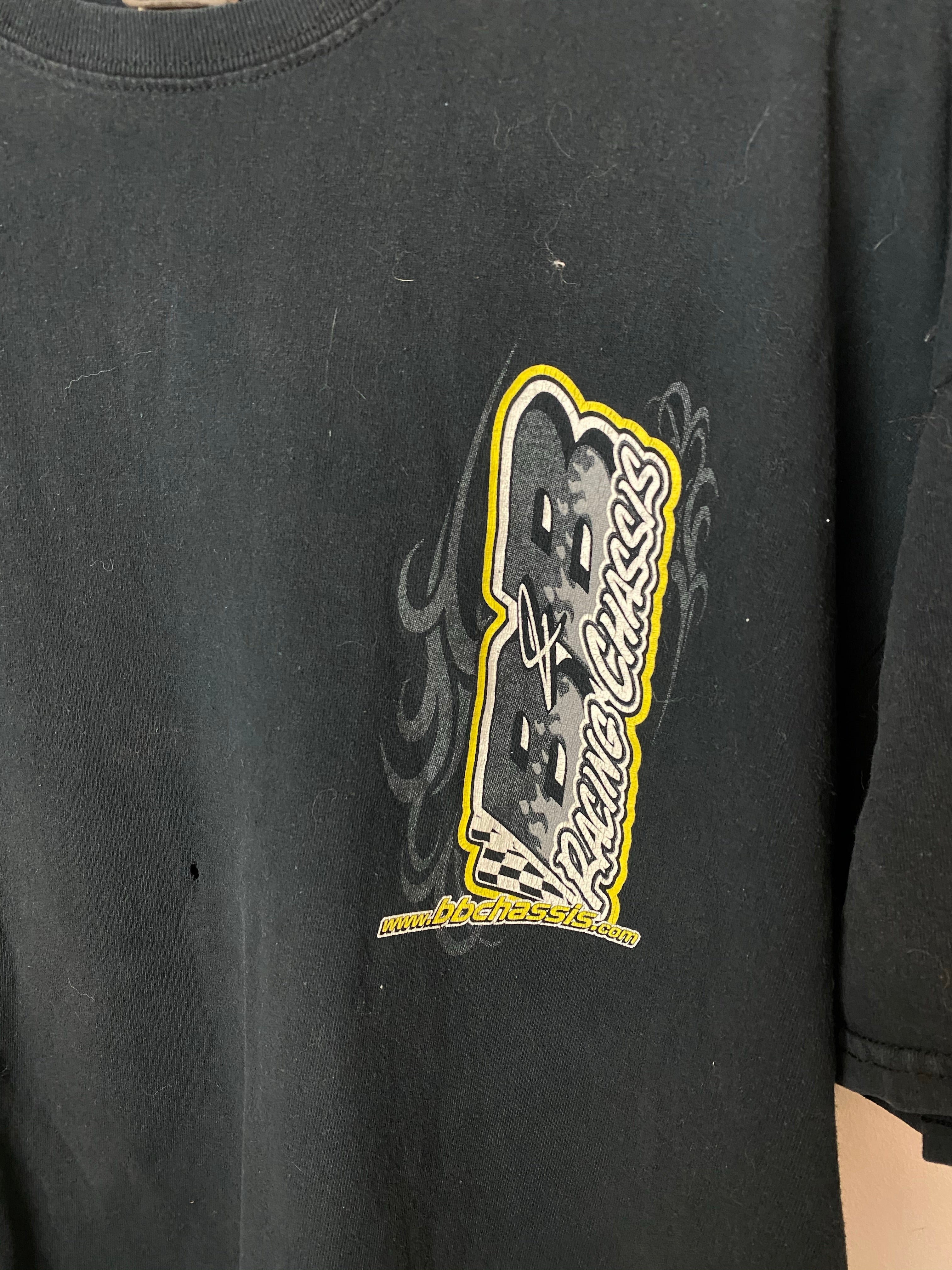 Vintage Front And Back NASCAR T Shirt - L