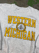 Load image into Gallery viewer, Thrashed western Michigan crewneck