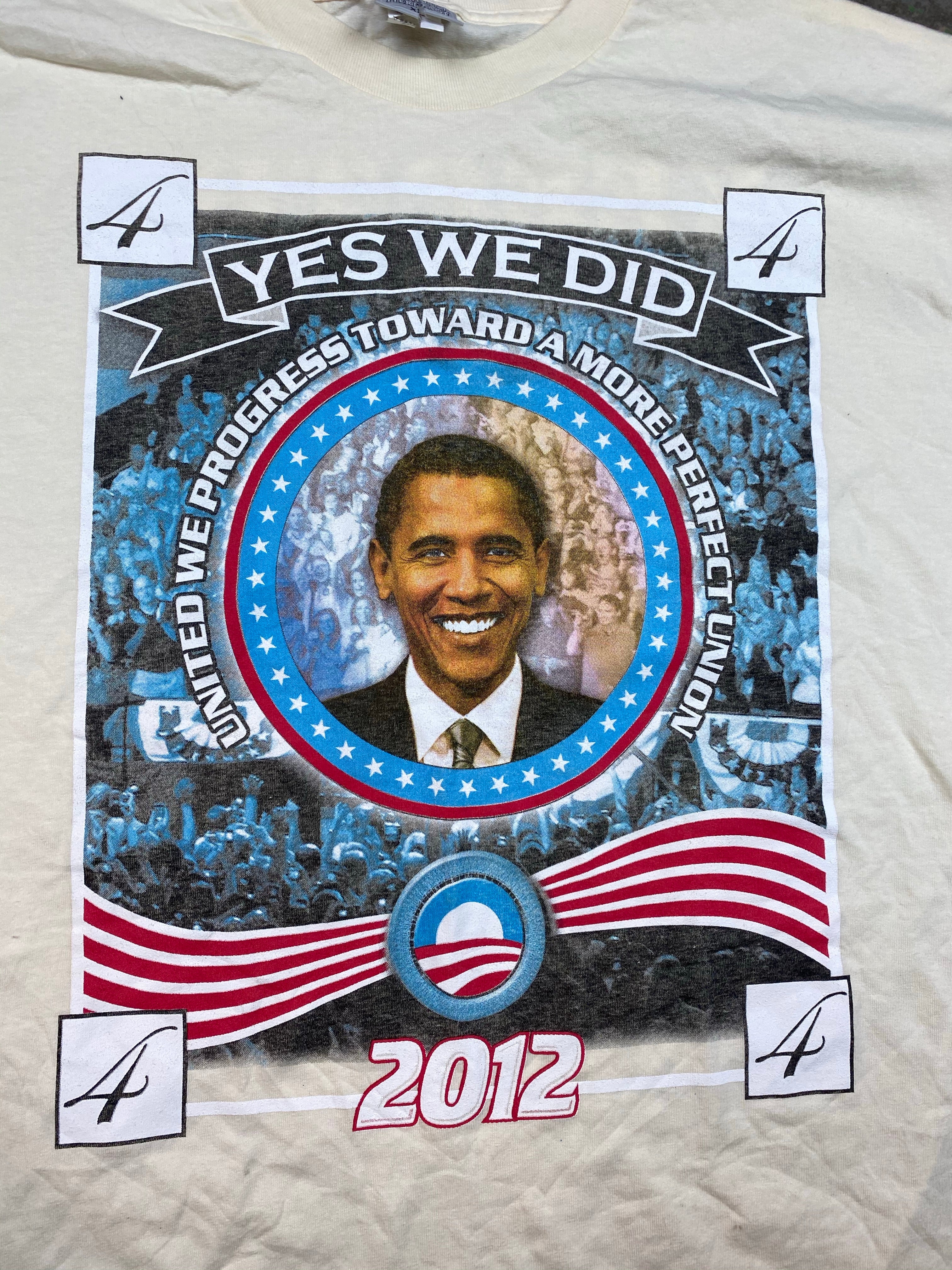Front and back Obama t shirt