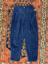 Load image into Gallery viewer, Vintage Pleated High Waisted Corduroy Pants - 26inches