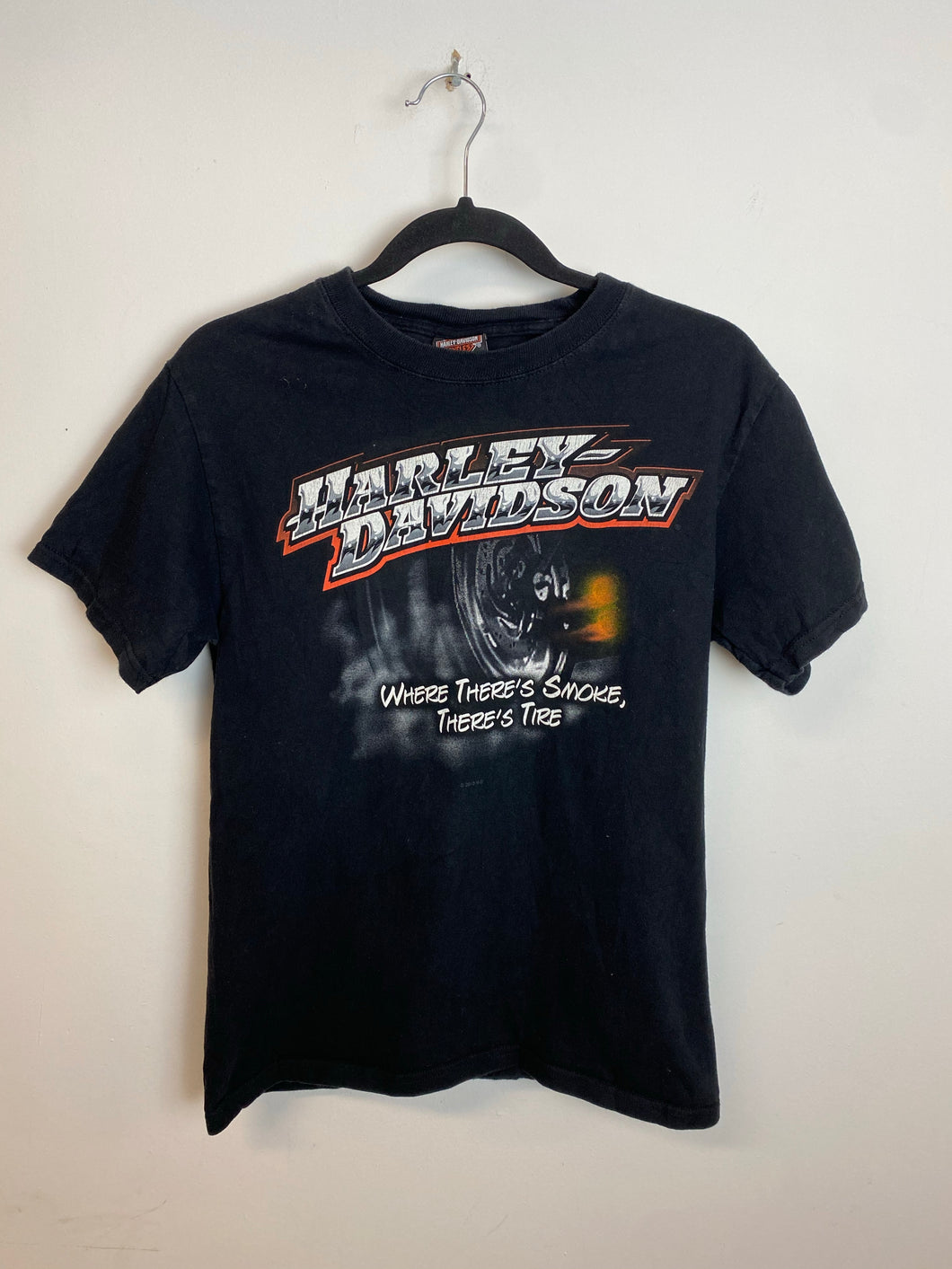 Vintage Front And Back Harley T Shirt - WMNS/S